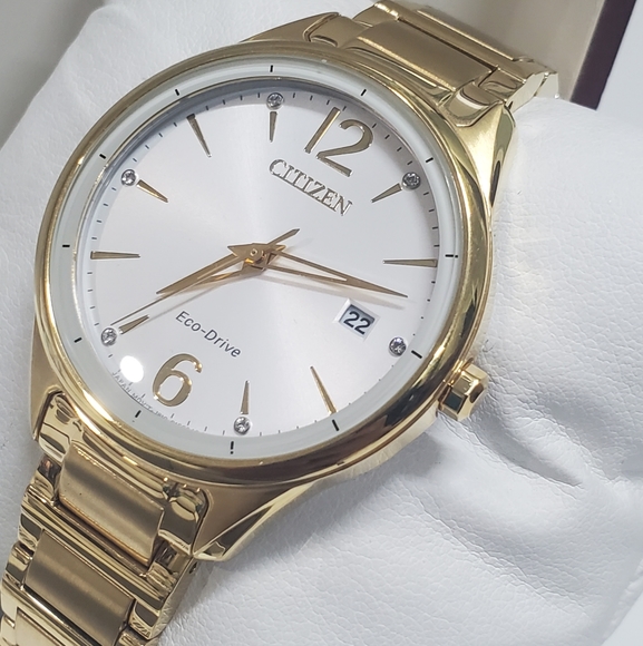 NEW Citizen Chandler FE6102-53A Ladies 37mm Silver Dial MSRP $295 main image 0